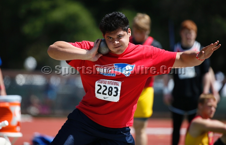 2014SIHSsat-075.JPG - Apr 4-5, 2014; Stanford, CA, USA; the Stanford Track and Field Invitational.